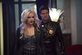 The Flash -- "Welcome to Earth-2" -- Image FLA213b_0292b.jpg -- Pictured (L-R): Danielle Panabaker as Killer Frost and Robbie Amell as Deathstorm -- Photo: Diyah Pera/The CW -- ÃÂ© 2016 The CW Network, LLC. All rights reserved.