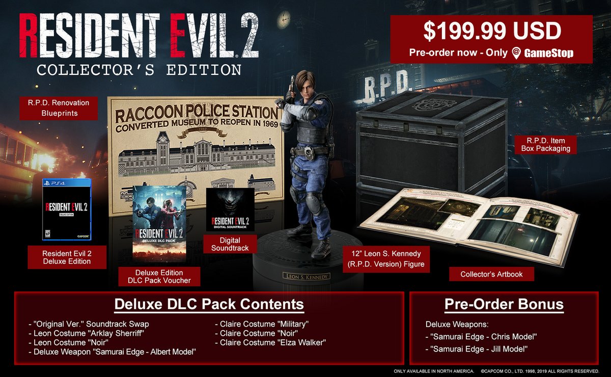 Resident Evil 2 edição de colecionador